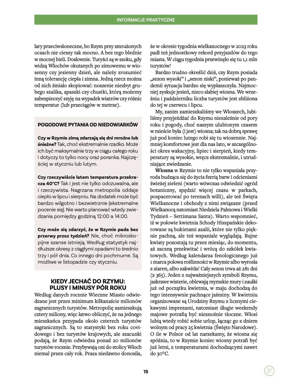 Strona przewodnika „Rzymbook”