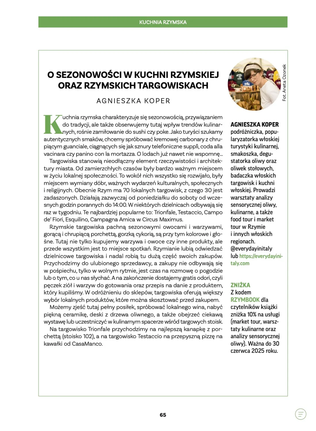 Strona przewodnika „Rzymbook”