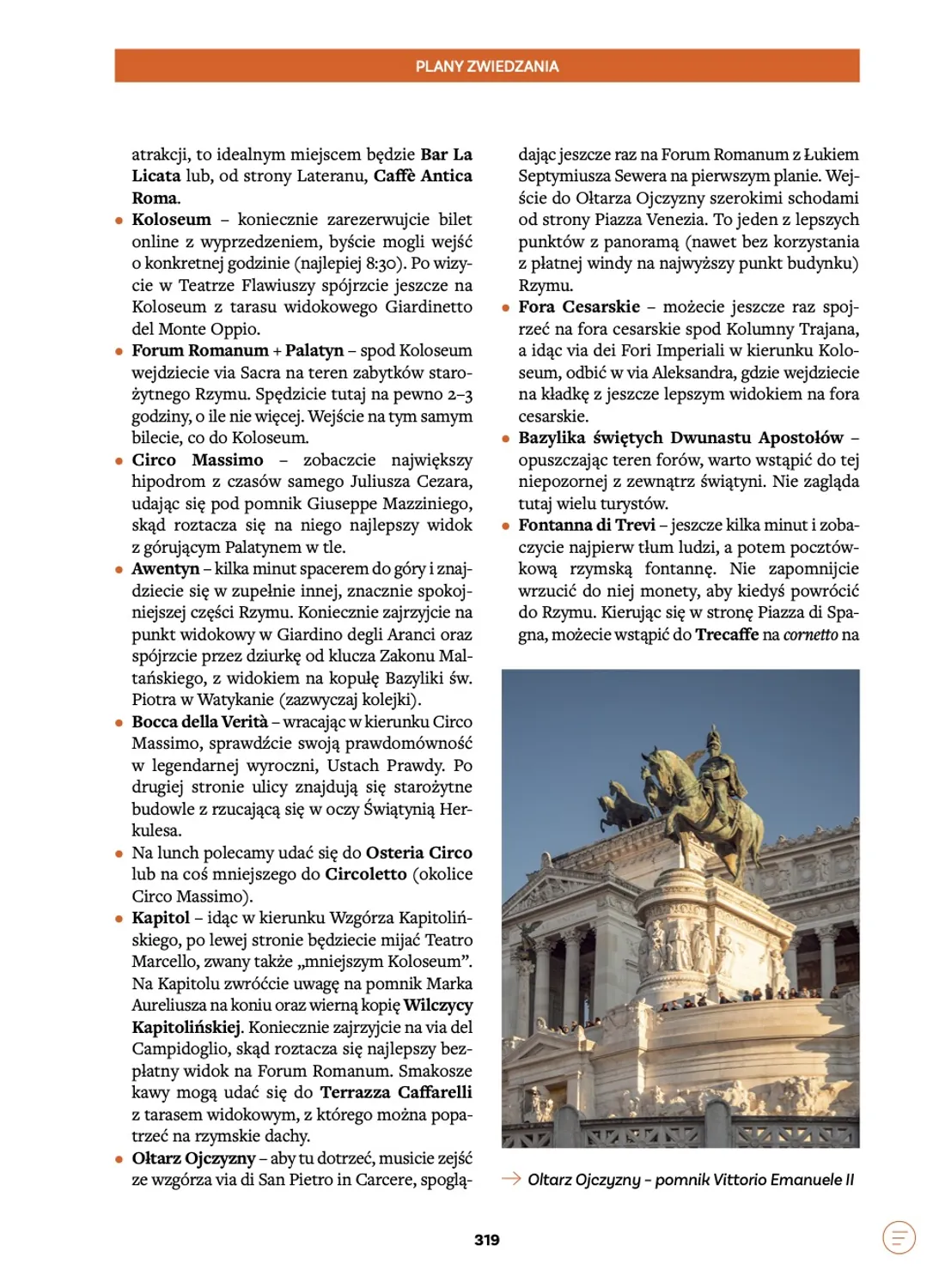 Strona przewodnika „Rzymbook”